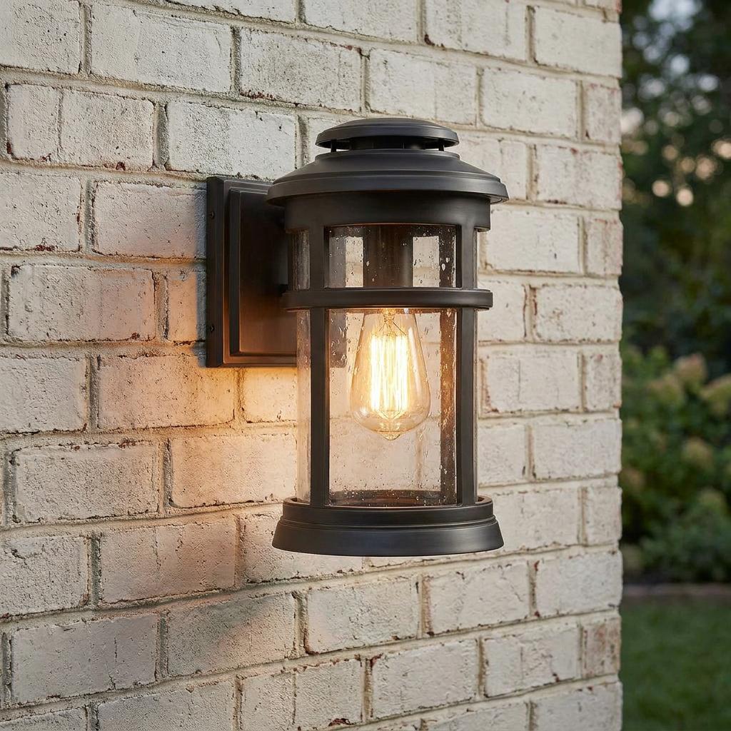 Feiss Newport 1 Light Medium Bronze Outdoor Wall Light