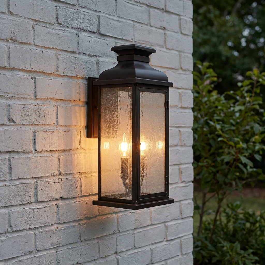 Feiss Pediment Medium Aged Copper Outdoor Wall Light