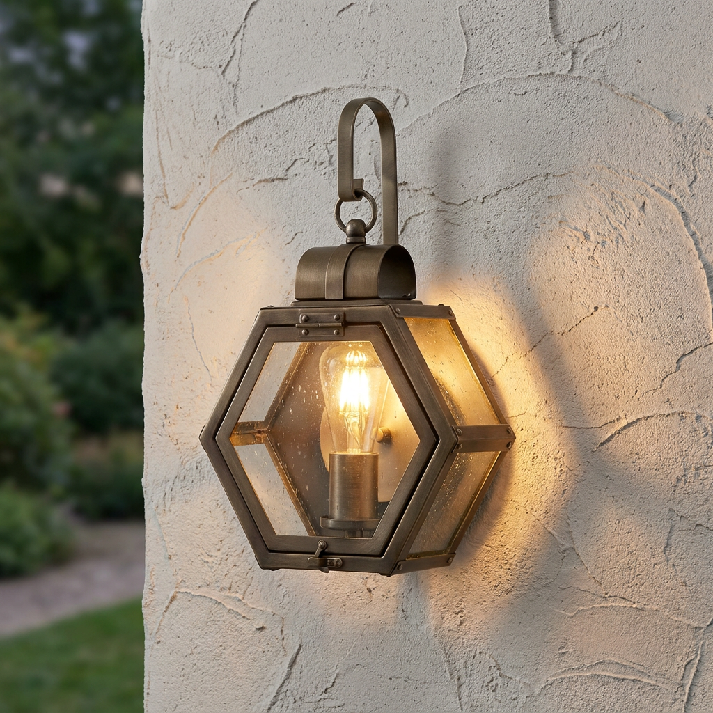 Heath 1 Light Small Bronze Outdoor Wall Lantern