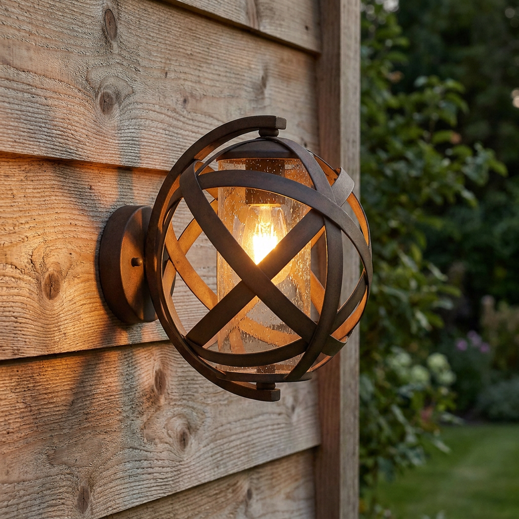 Hinkley Carson Vintage Iron Outdoor Wall Light - IP44