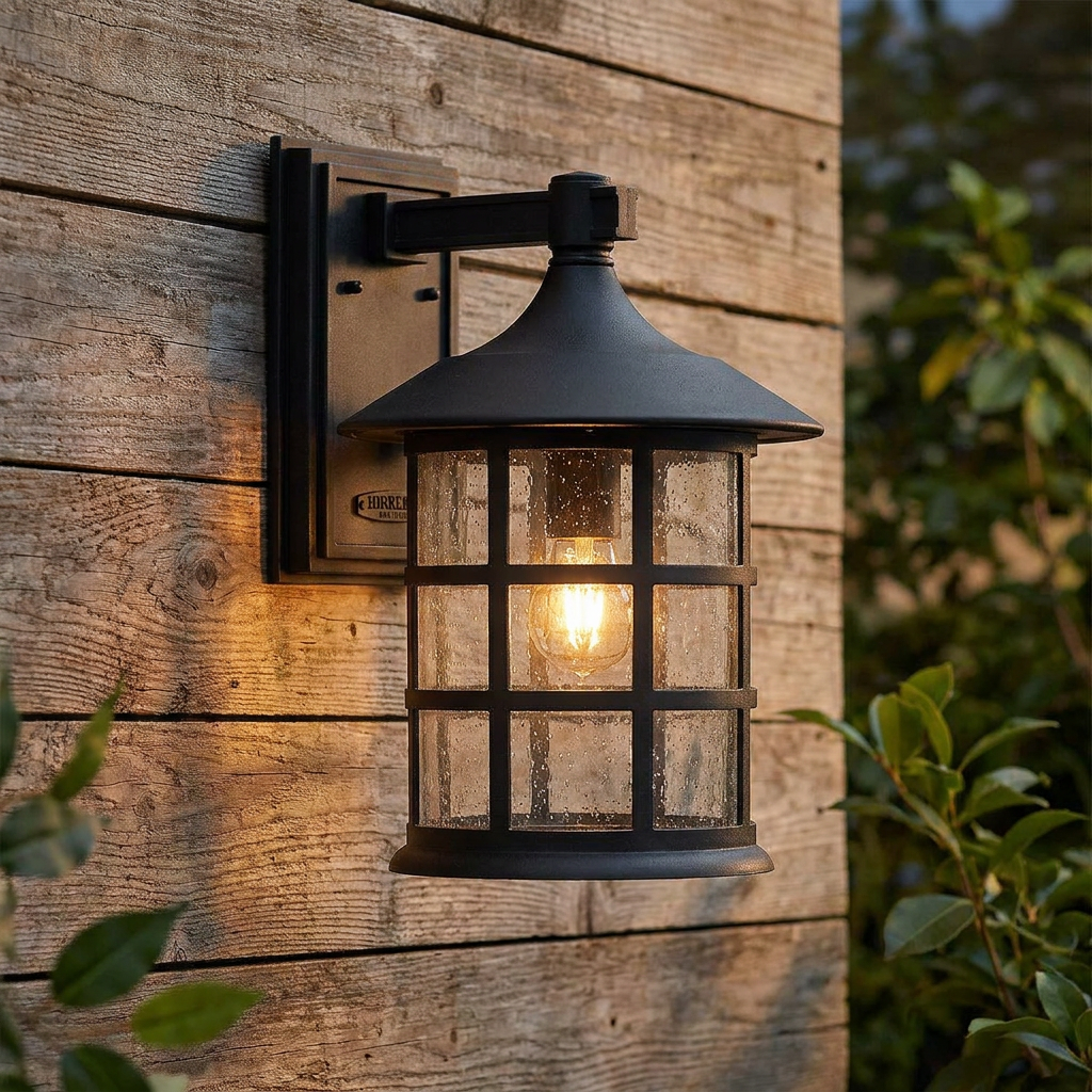 Hinkley Freeport 1lt Large Black Outdoor Wall Light