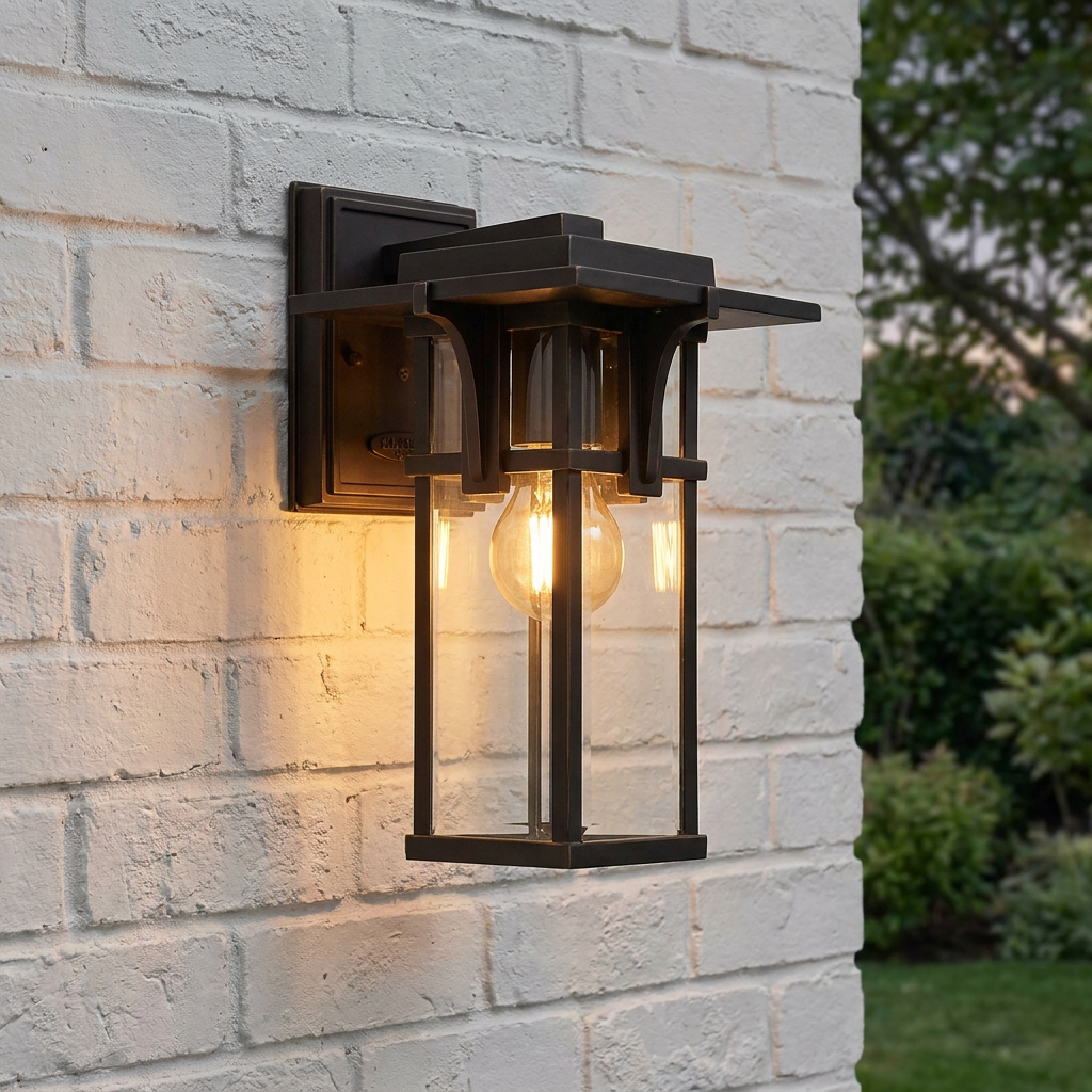 Hinkley Manhattan Oil Rubbed Bronze Small Outdoor Wall Light