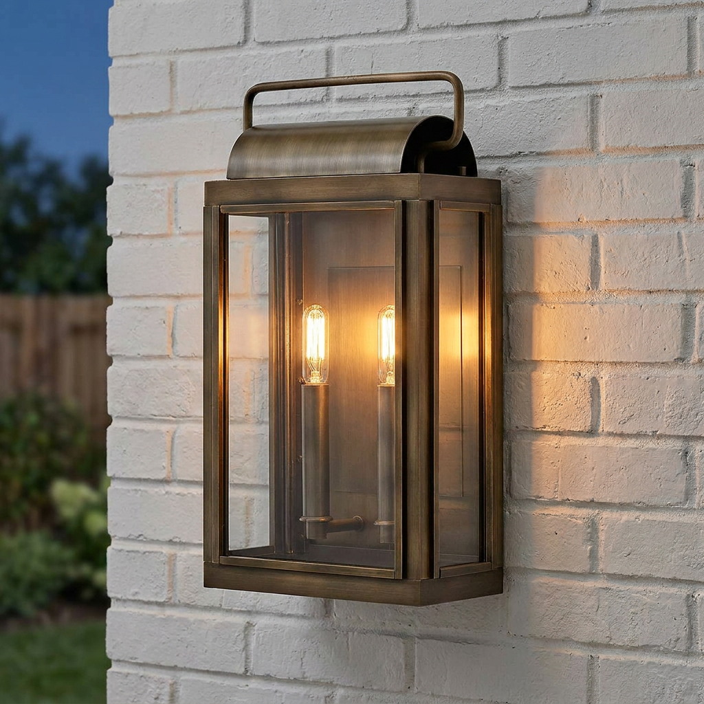 Hinkley Sag Harbor 2 Light Medium Bronze Outdoor Wall Light