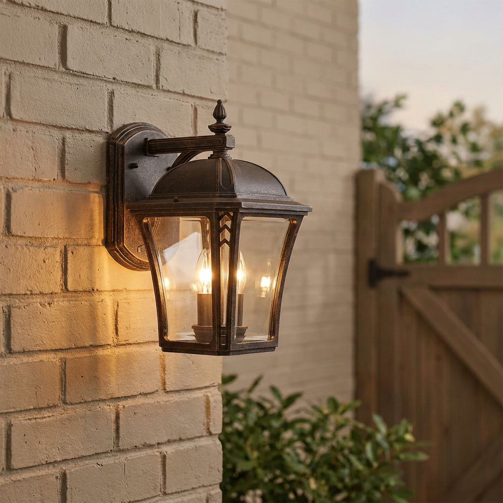 Hinkley Wabash Medium Mocha Outdoor Wall Light