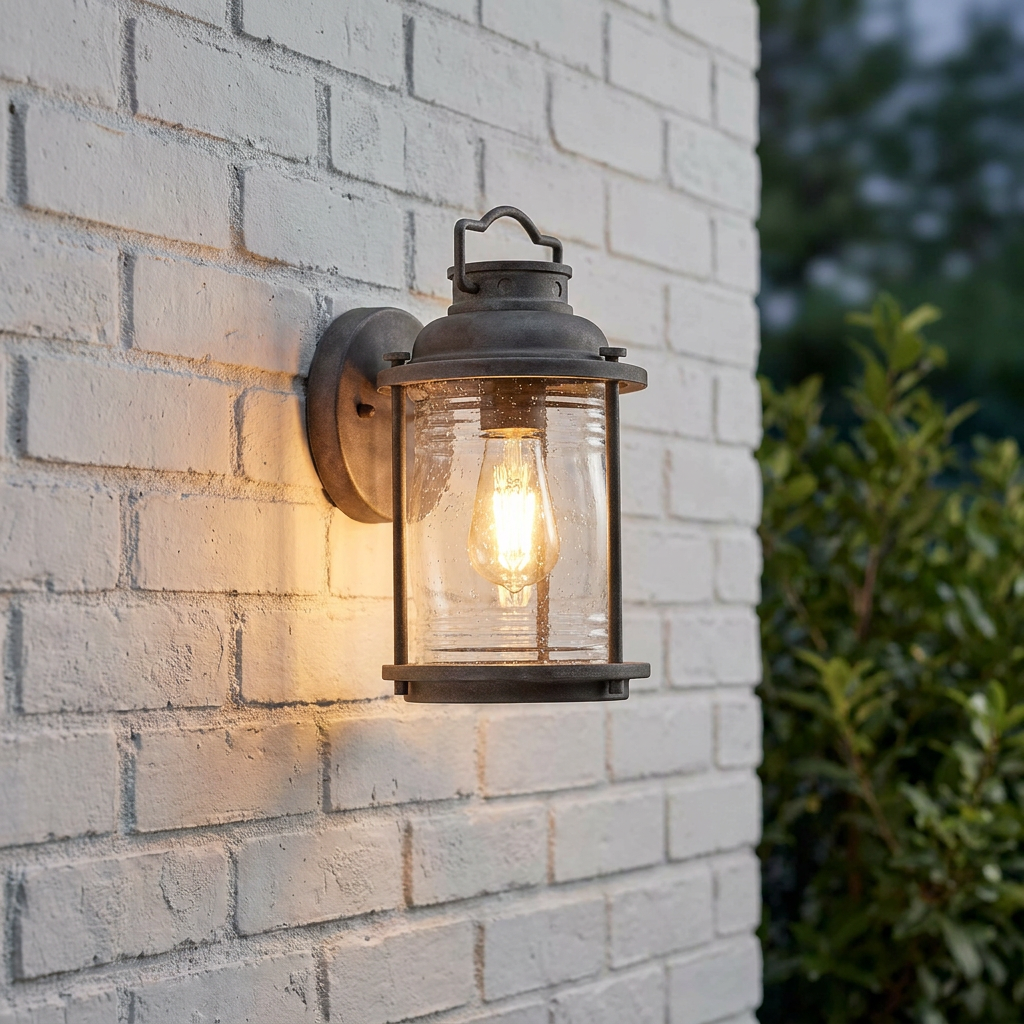 Kichler Ashland Bay Small Outdoor Wall Light - Weathered Zinc