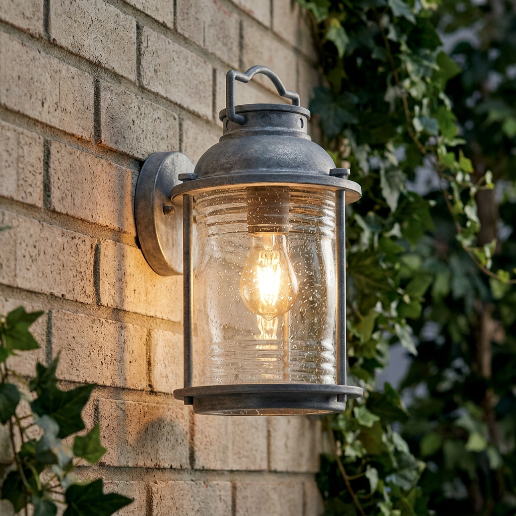 Kichler Ashland Bay Zinc Medium Outdoor Wall Light