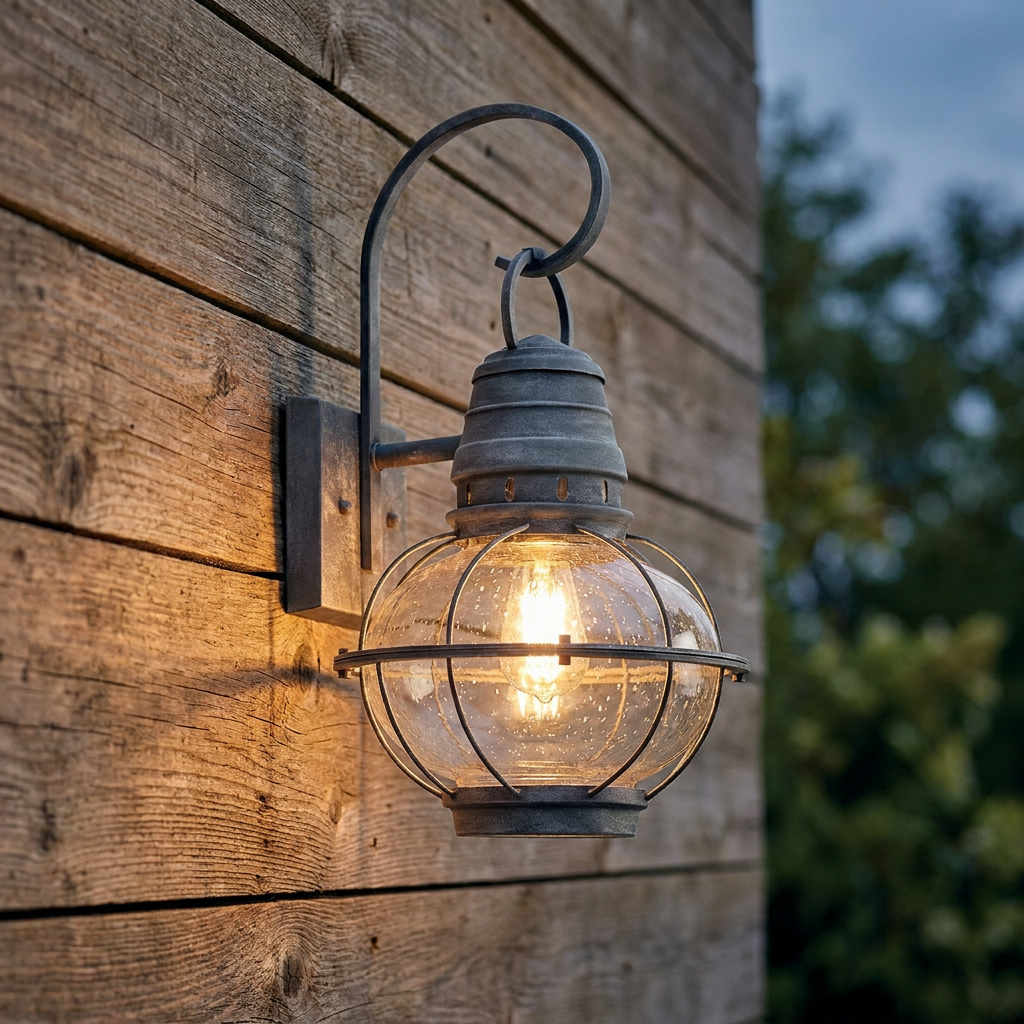 Kichler Bridge Point Zinc Large Outdoor Wall Light