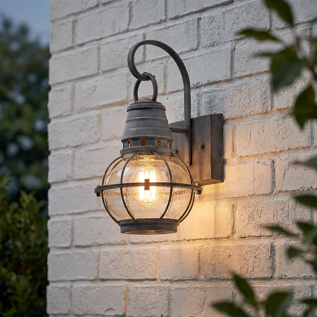 Kichler Bridge Point Zinc Small Outdoor Wall Light