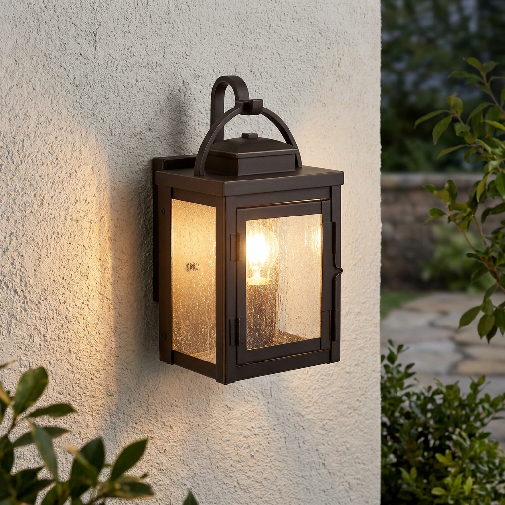 Kichler Carlson 1 Light Bronze Outdoor Wall Light