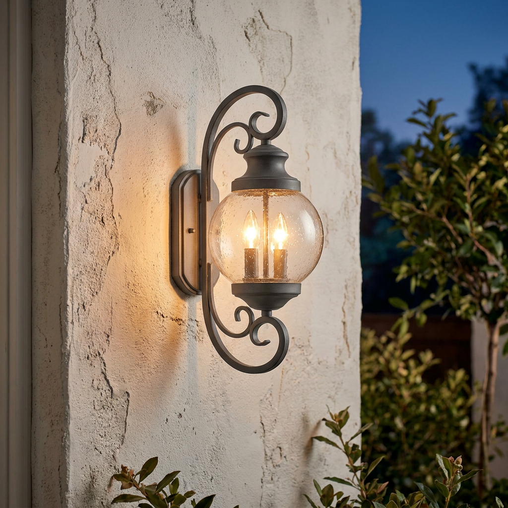 Kichler Halleron Outdoor 2 Light Wall Light