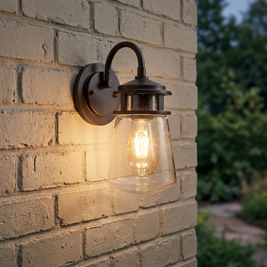 Kichler Lyndon Architectural Bronze Small Outdoor Wall Light