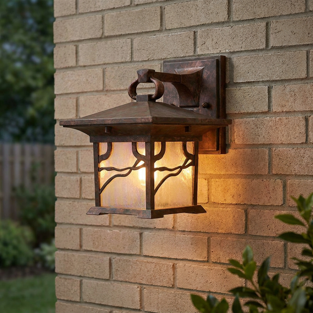 Morris 1 Light Small Copper Outdoor Wall Lantern
