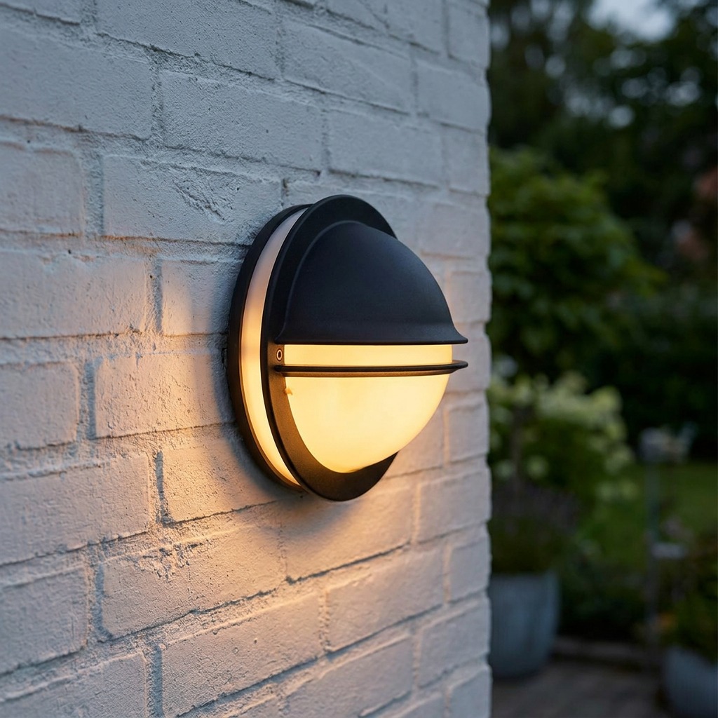 Norlys Berlin 1 Light Black Outdoor Wall Light