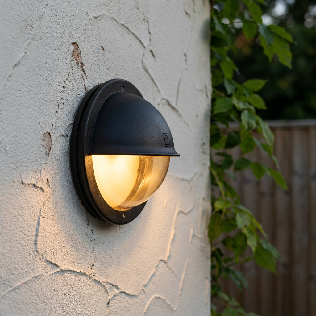 Oaks Apley Black Outdoor Wall Light