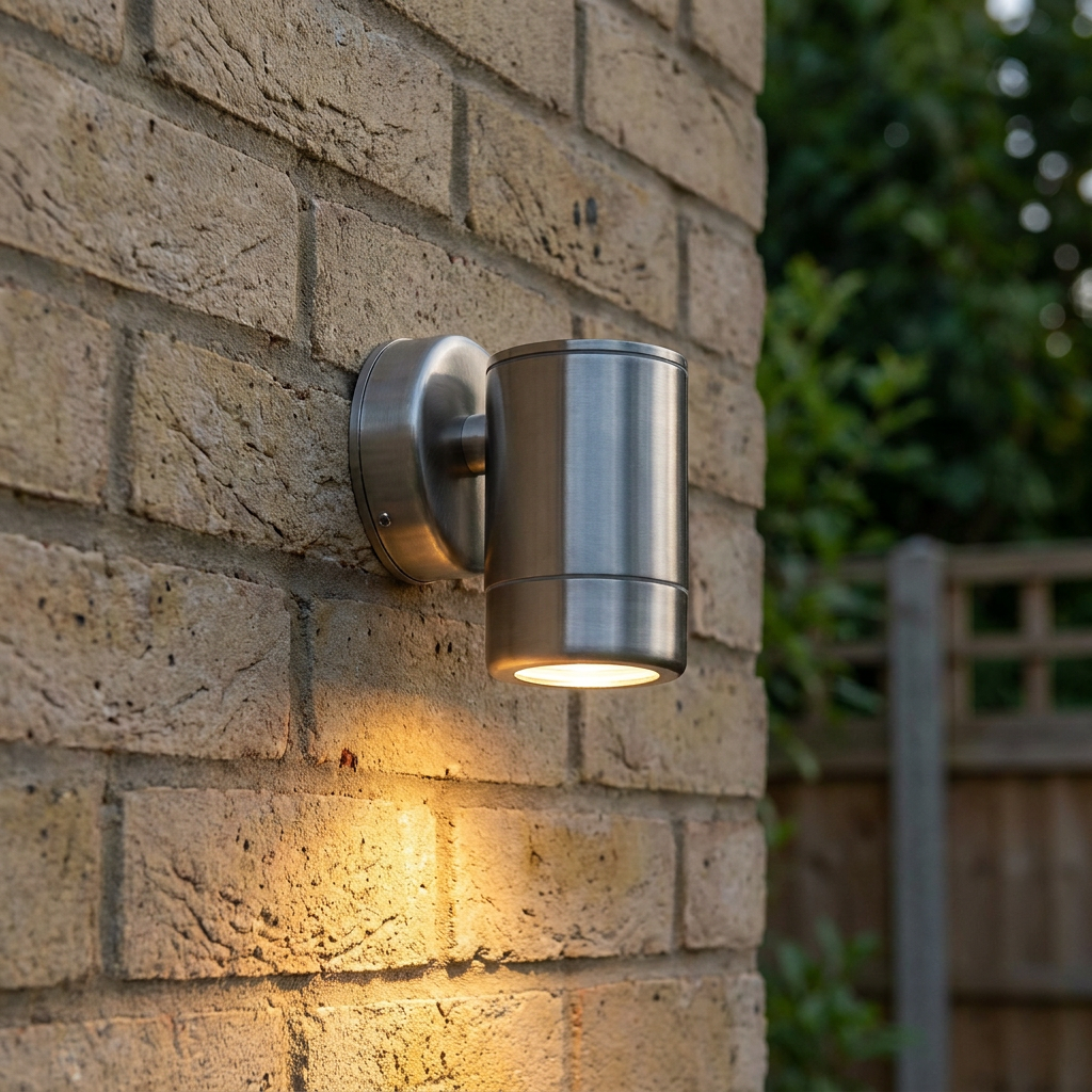 Odyssey Steel Outdoor Down Wall Light IP65 7W