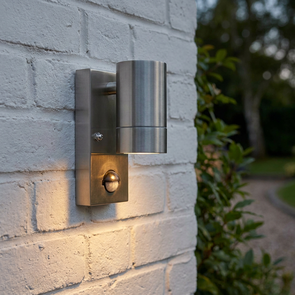 Palin PIR Sensor Outdoor DownLight Wall Light IP44 7W