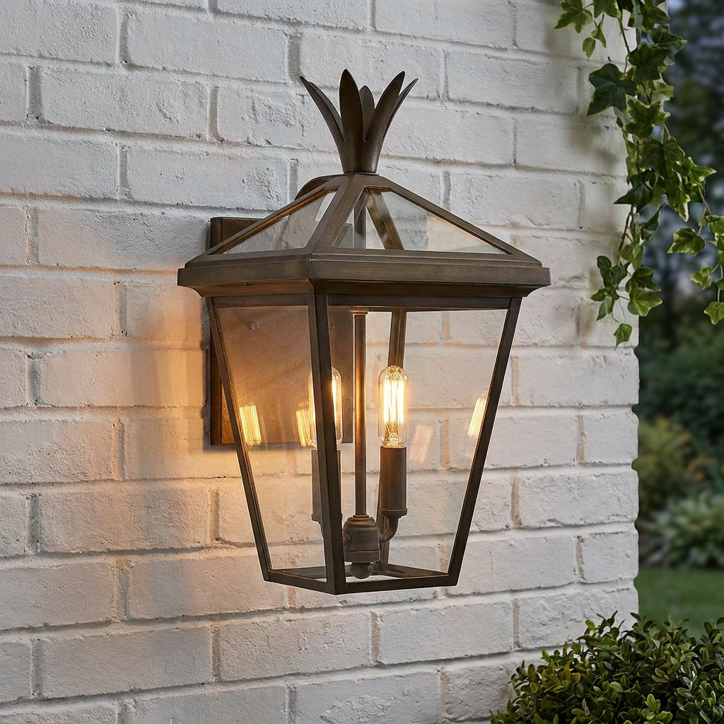 Palma Bronze Medium Outdoor Wall Lantern