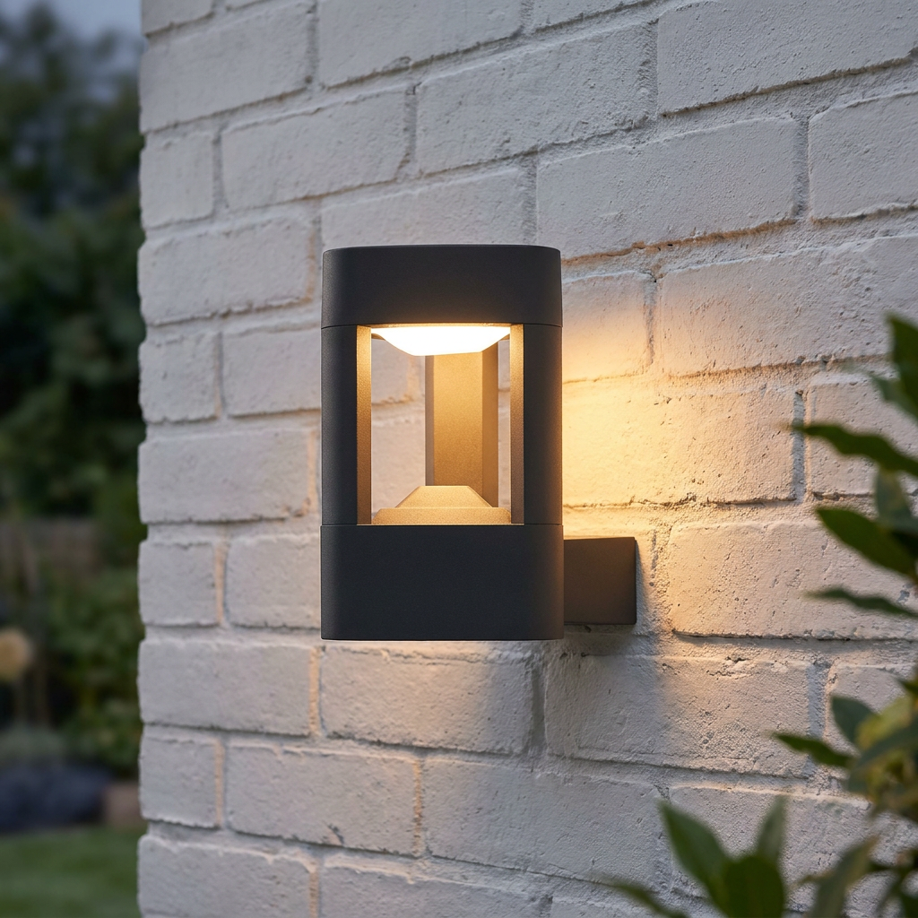 Saxby Tribeca Grey LED Outdoor Wall Light