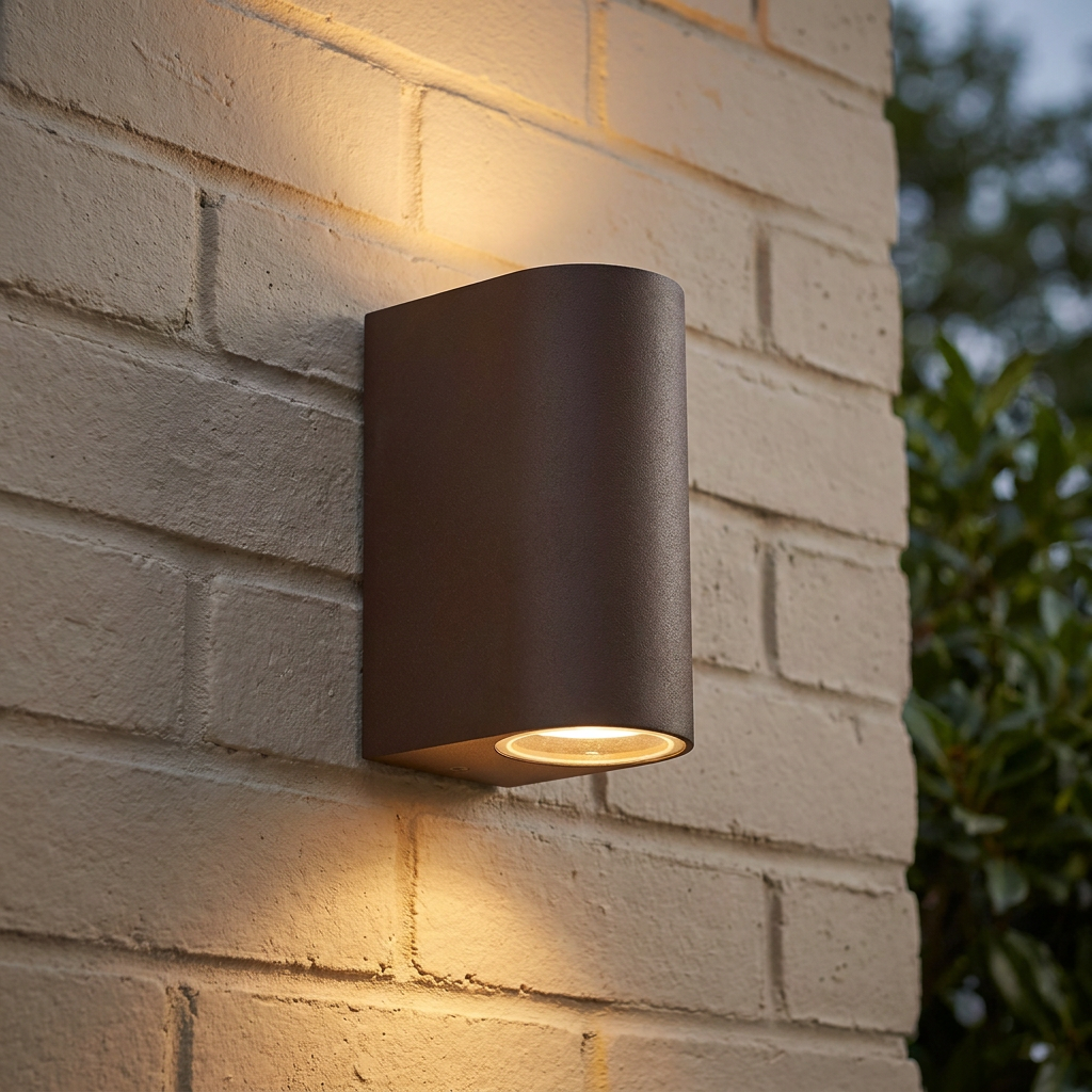 Searchlight LED Outdoor & Porch Rust Up/Down Wall Light
