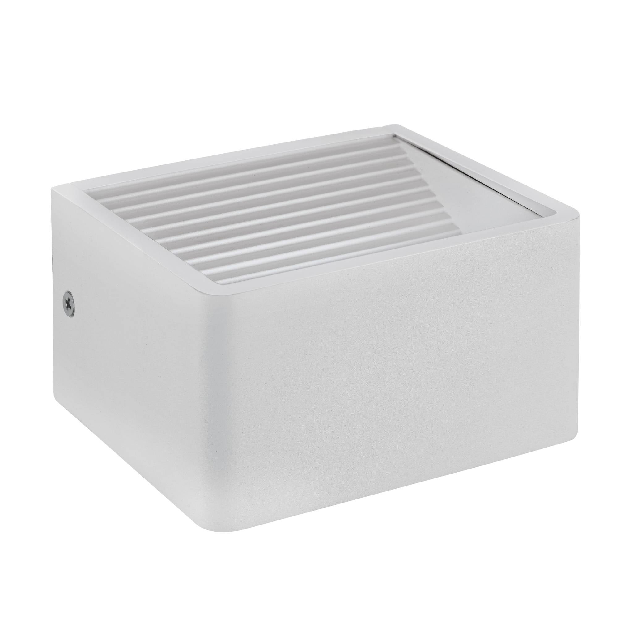 eglo doninni 1 white led outdoor wall light ip55 living room image