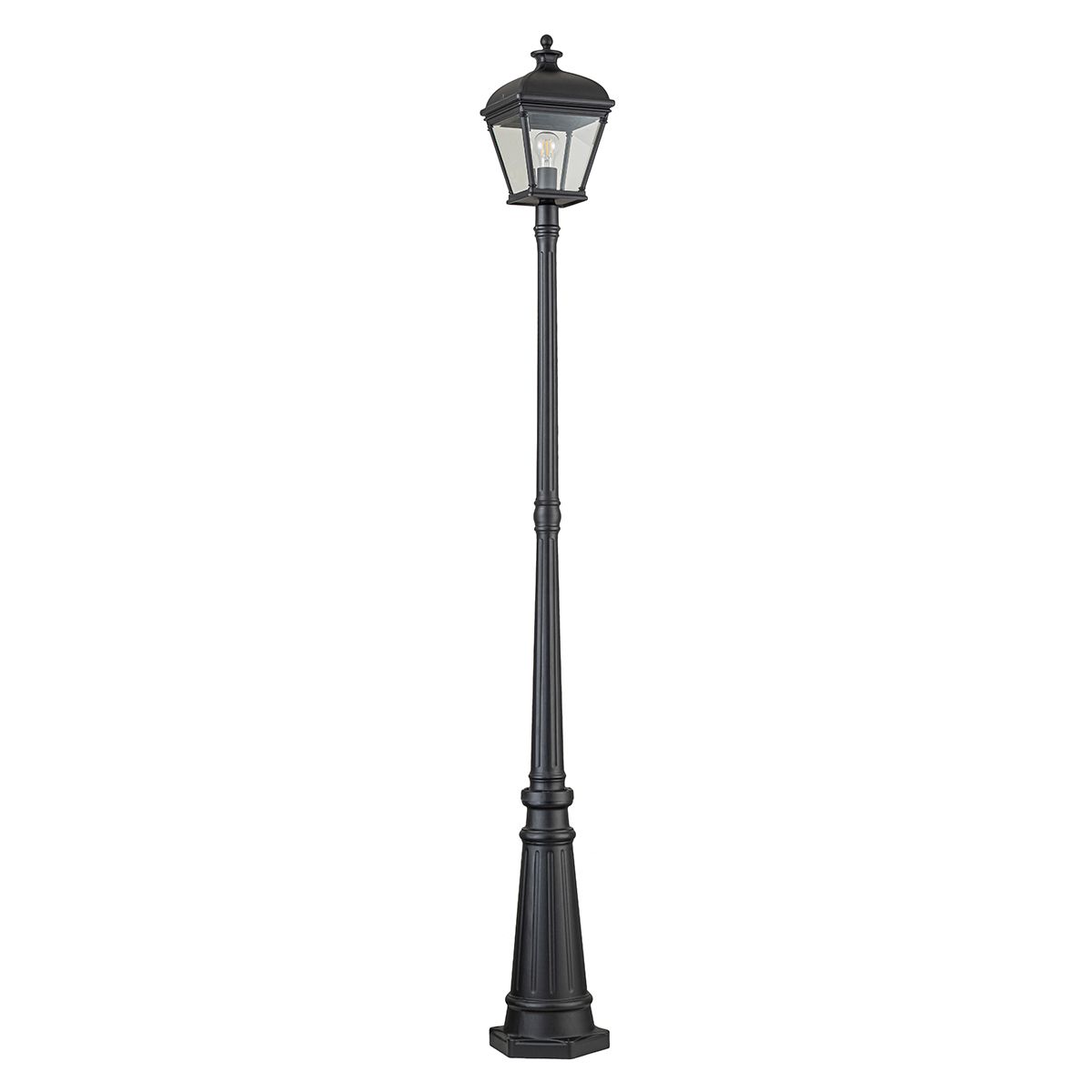 Bayview 1 Light Black Lamp Post