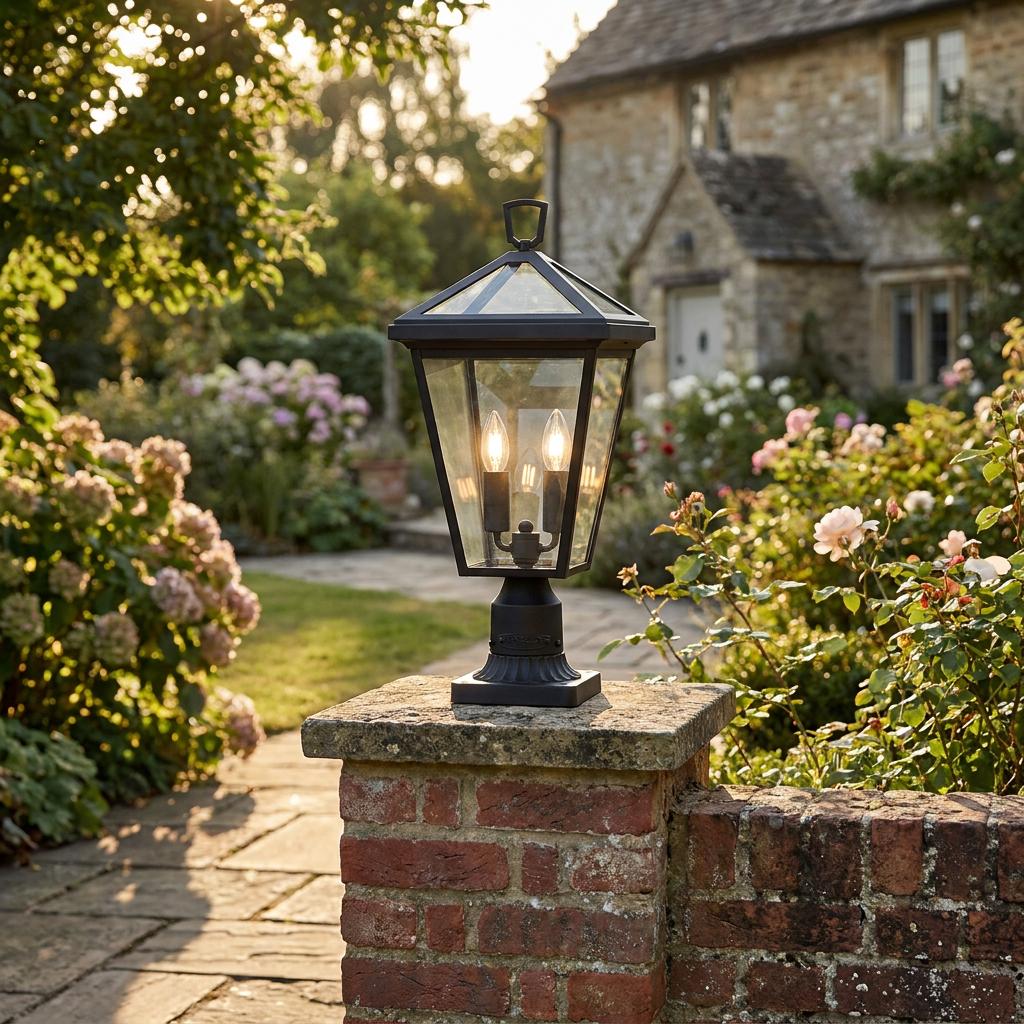 Alford Place 2 Light Pedestal Lantern