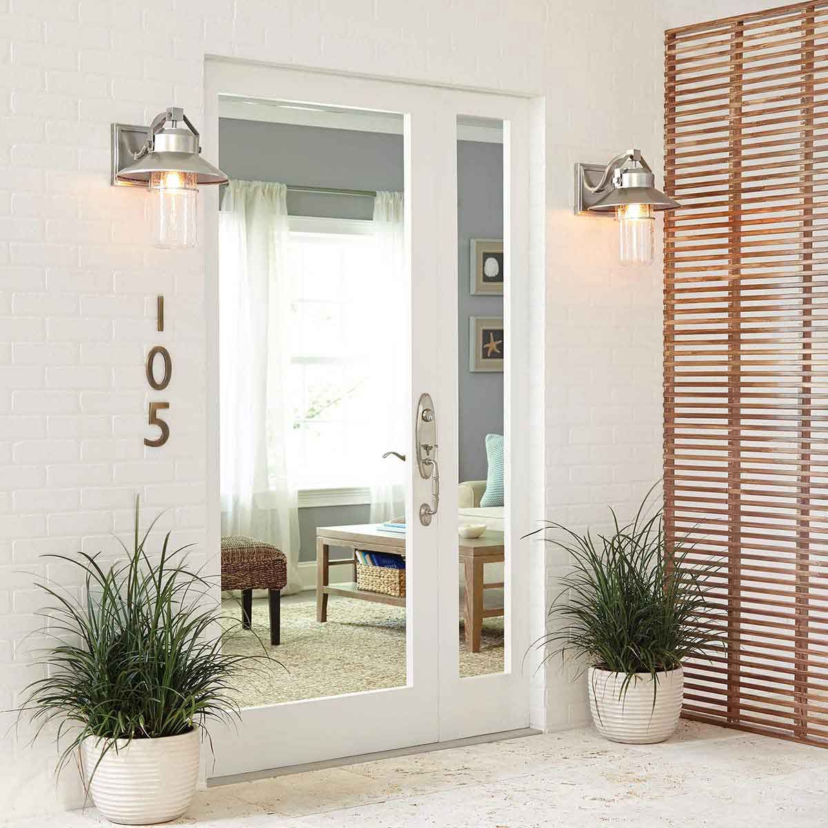 Boynton 1 Light Small Steel Outdoor Wall Lantern