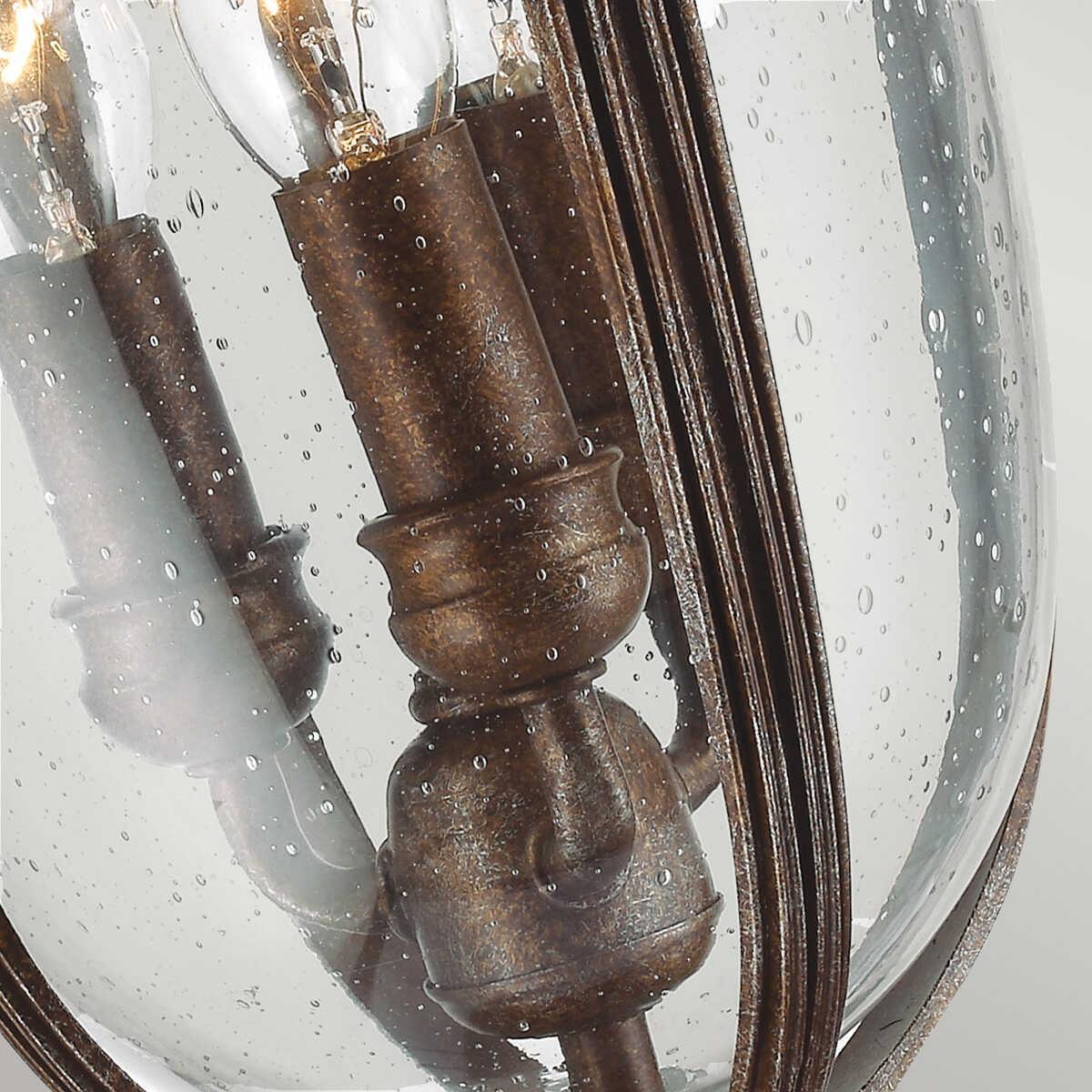 elstead english bridle british bronze finish medium outdoor pedestal lantern Living Room Close Up