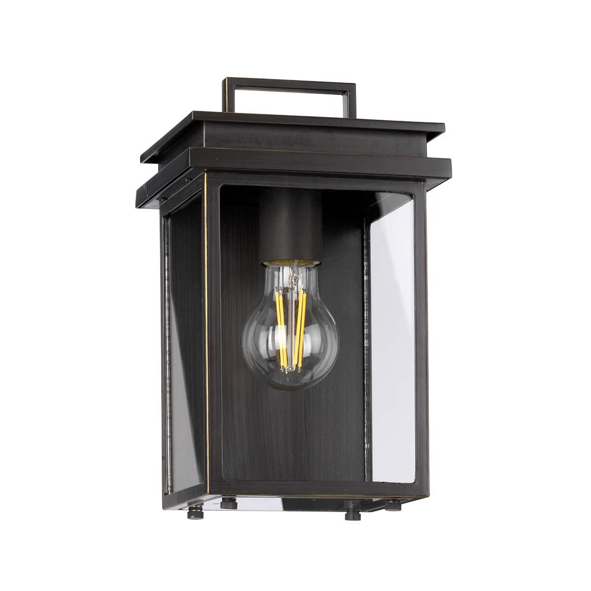 Glenview 1 Light Small Bronze Outdoor Wall Lantern