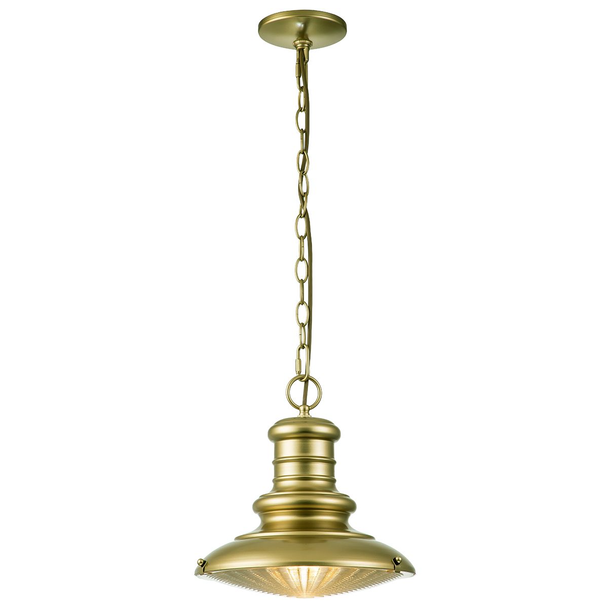 Redding Station 1 Light Medium Outdoor Chain Lantern by Feiss Lighting FE-REDDING8-M-PDB