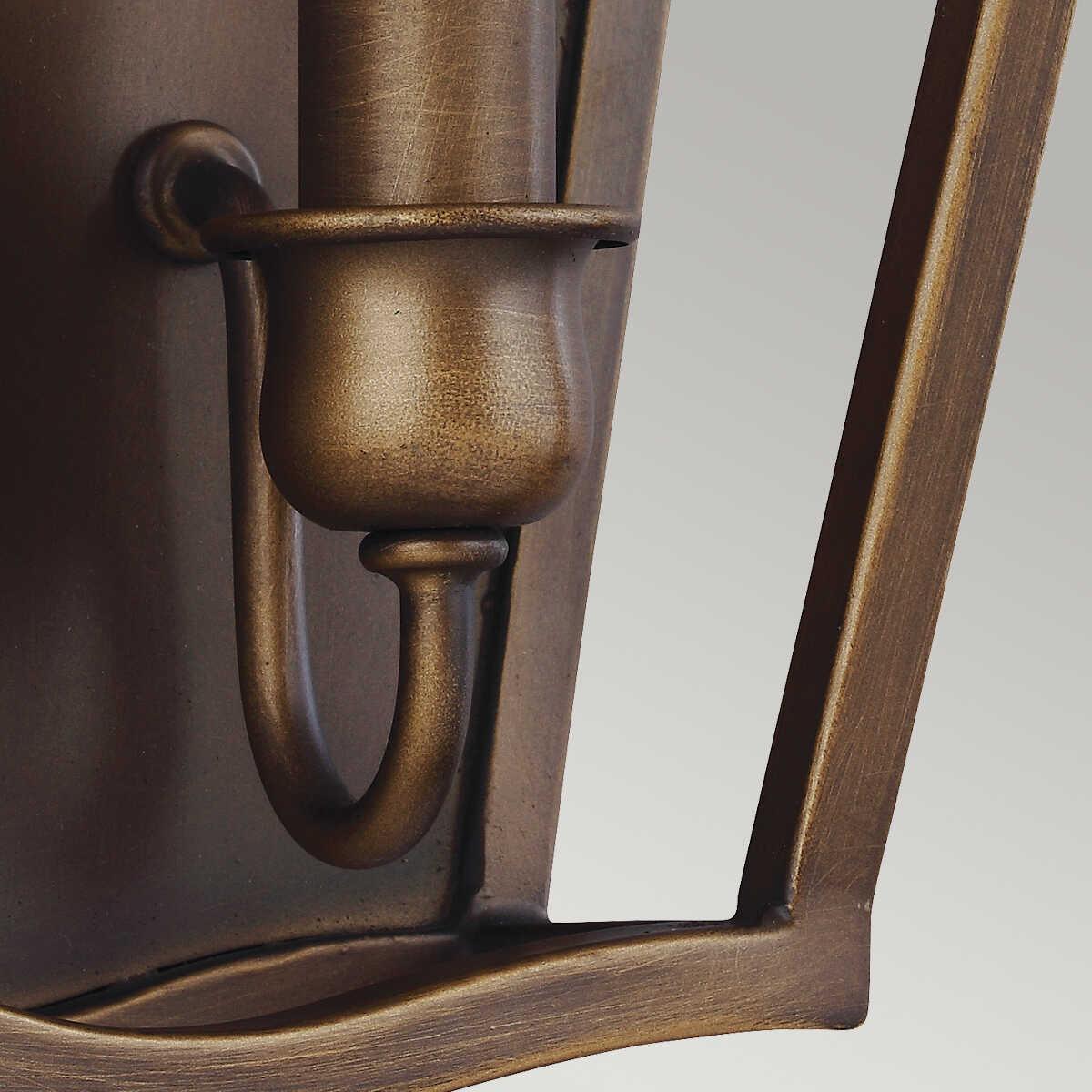Feiss Yarmouth 2 Light Painted Aged Brass Wall Light-warehouse-clearance-020426