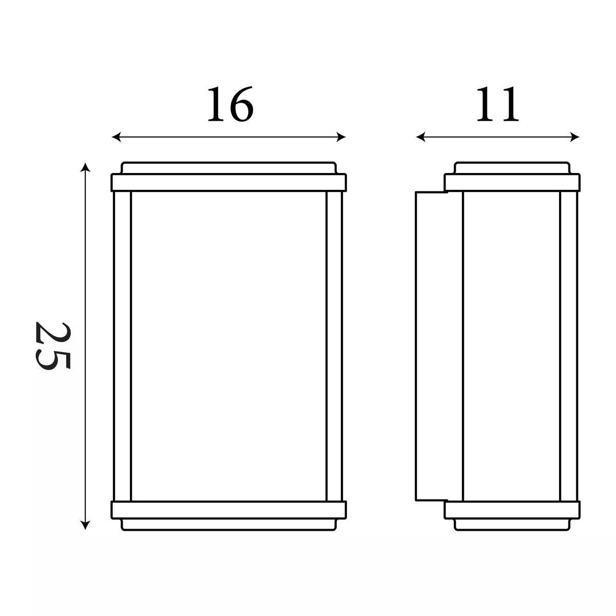 Box Outdoor 1 Light Antique Brass Wall/Porch Lantern-warehouse-091026