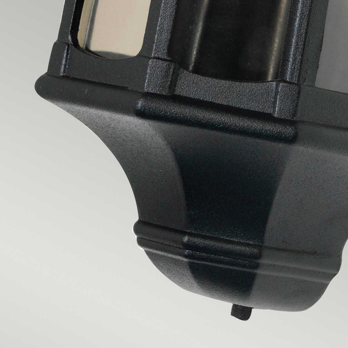 Elstead Newbury Black Outdoor Half Wall Light-wh-20-091026