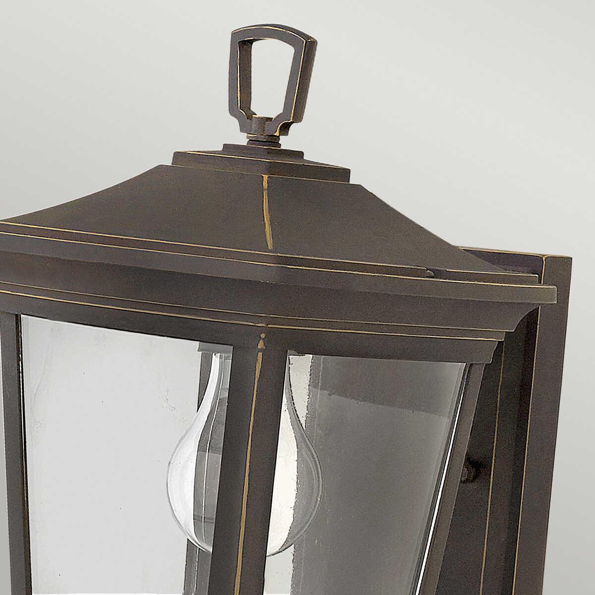 Hinkley Bromley Small Bronze Outdoor Wall Light-OB-35-25-09