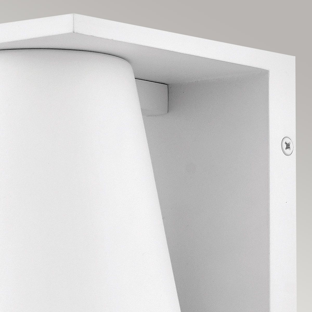 Hinkley Coastal Small White Outdoor Wall Lantern