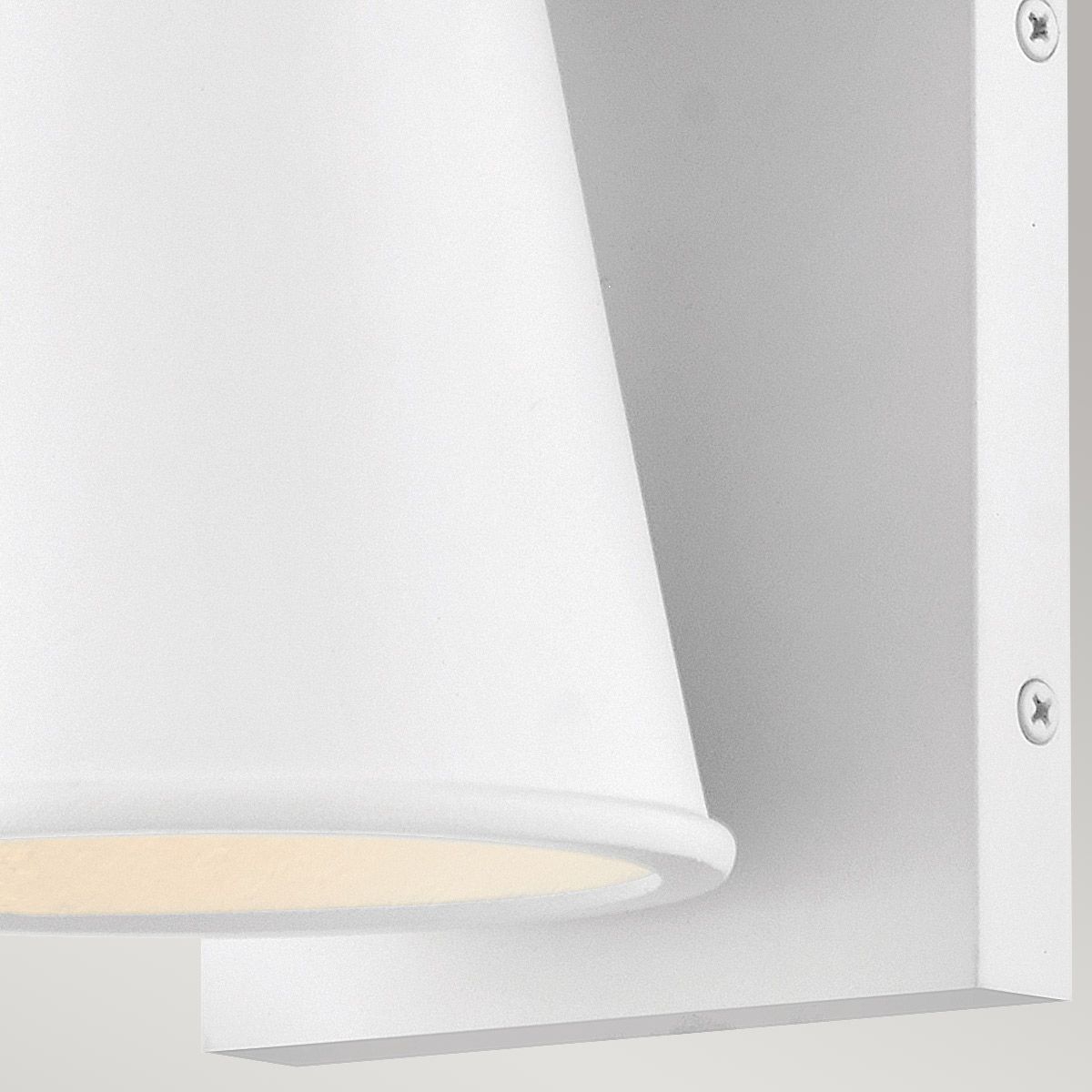 Hinkley Coastal Small White Outdoor Wall Lantern