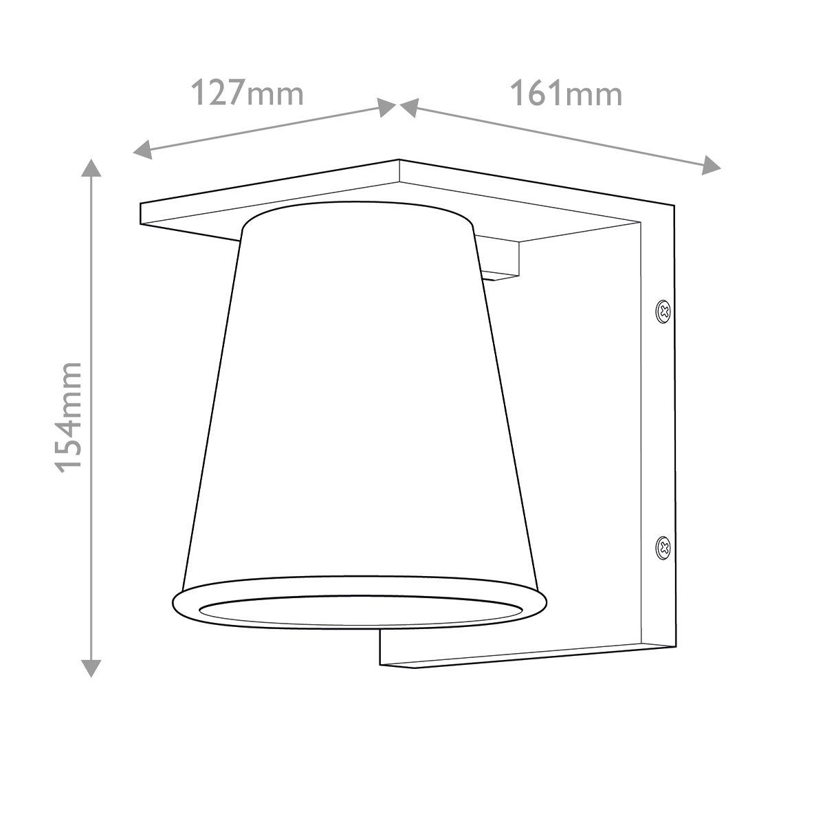 Hinkley Coastal Small White Outdoor Wall Lantern