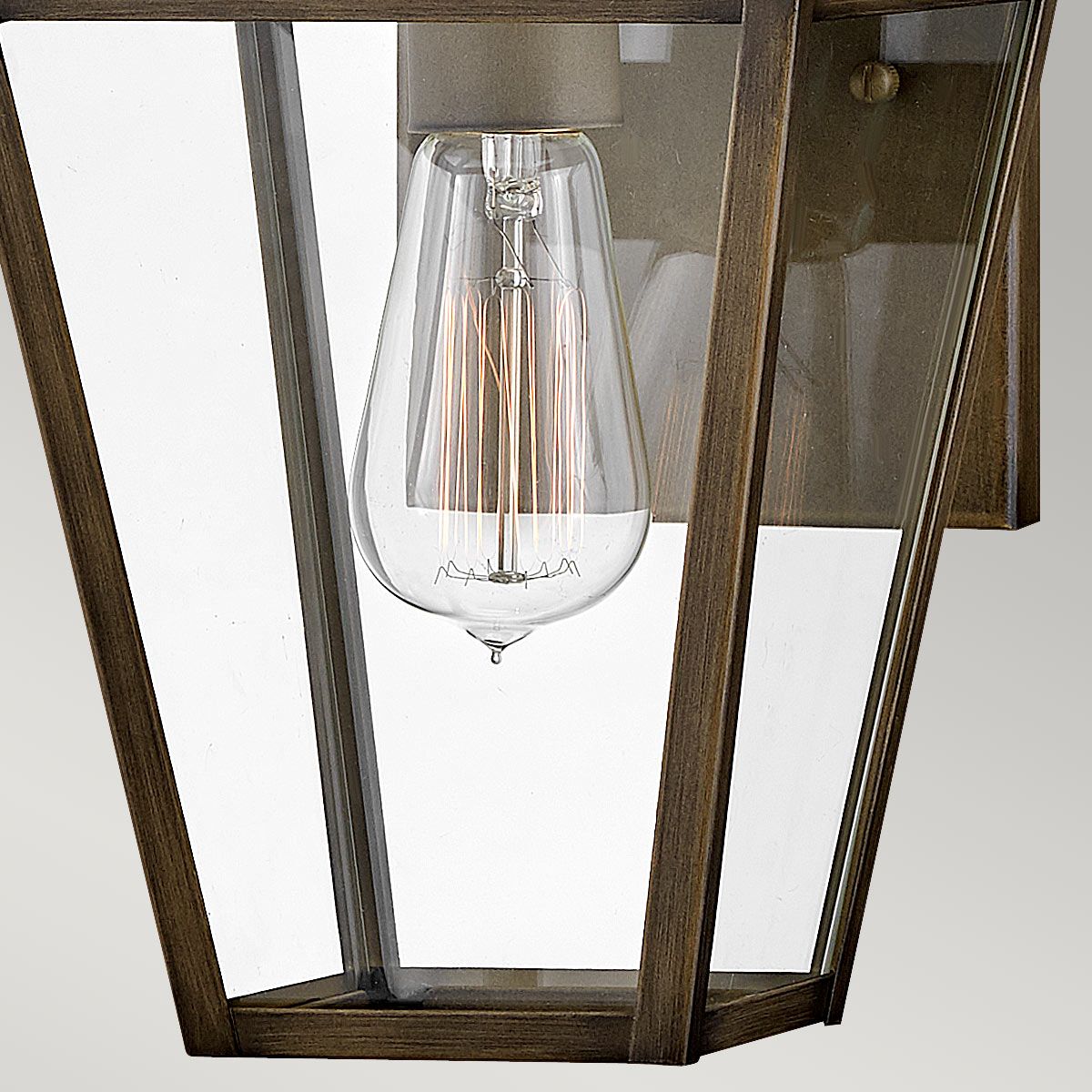 Palma Bronze Small Outdoor Wall Lantern