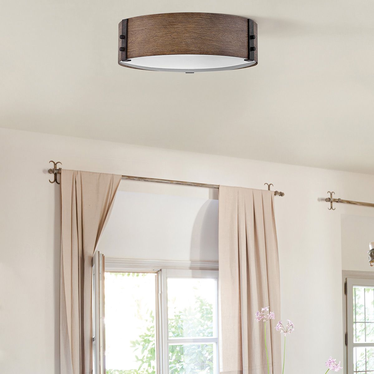 Hinkley Sawyer Outdoor Flush Ceiling Light