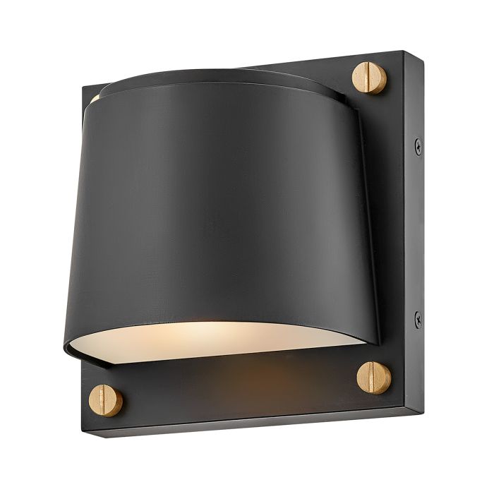 Scout Black Small Outdoor Wall Light HK-SCOUT-BK by Hinkley
