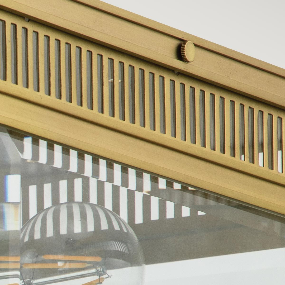 Holborn Brass Flush Outdoor Light