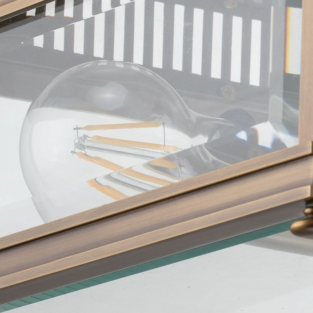 Holborn Bronze Flush Outdoor Light