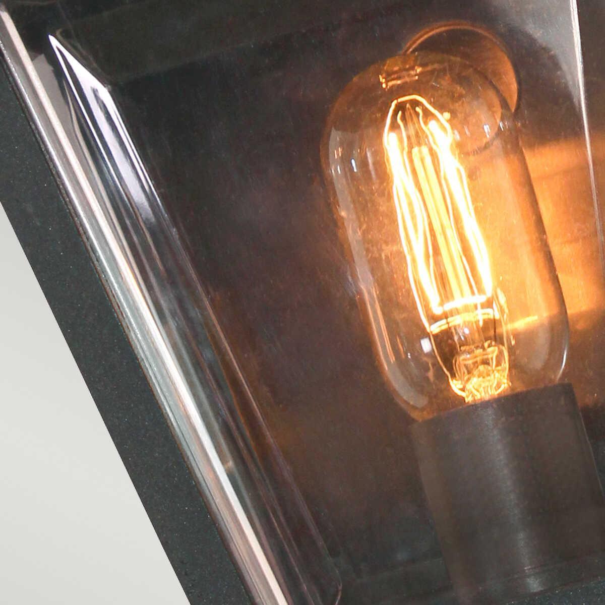 Elstead Kerry Black Outdoor Porch Ceiling Wall Light-OB-35-25-09
