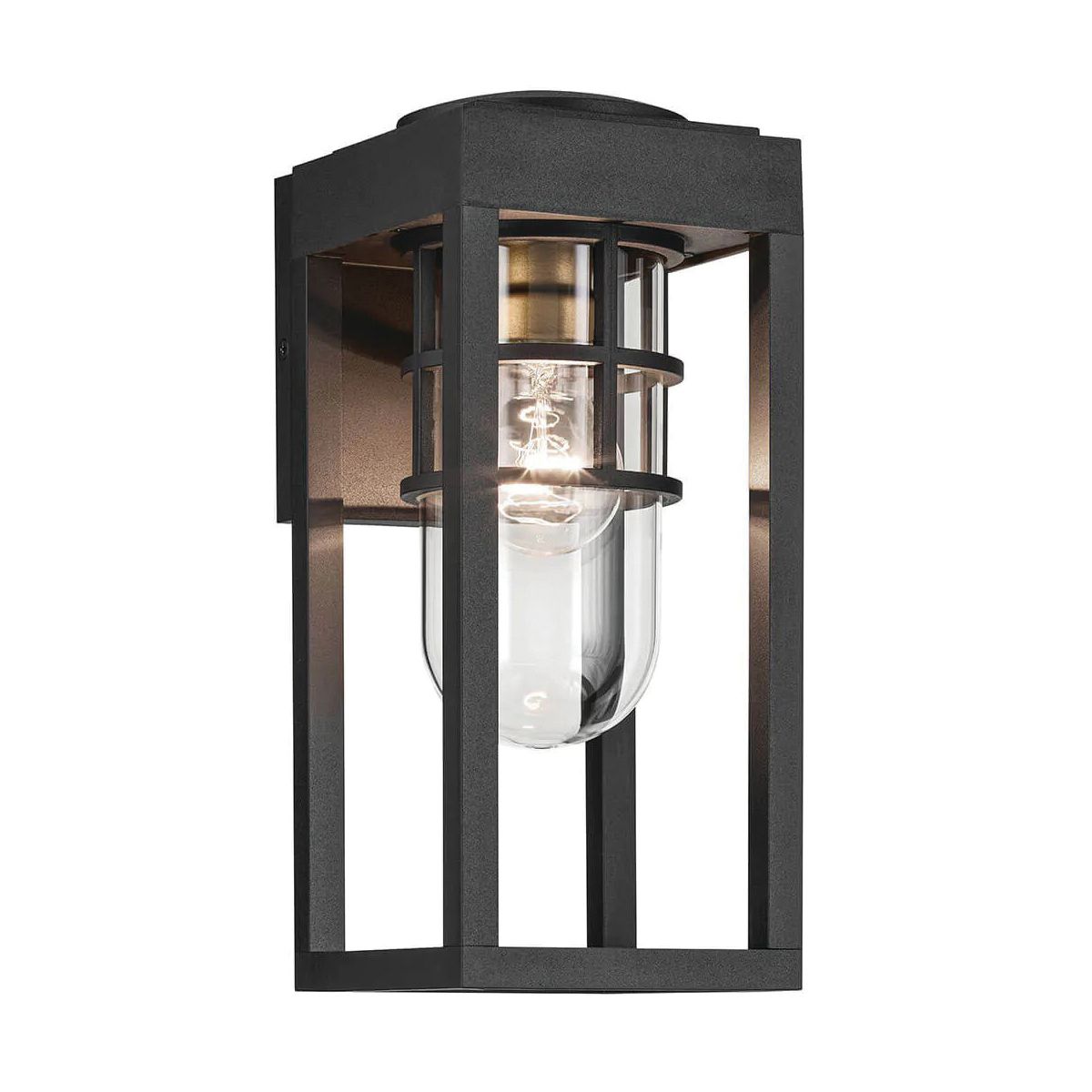 Kichler Hone Coastal 1 Light Small Wall Lantern-OB-35-25-09