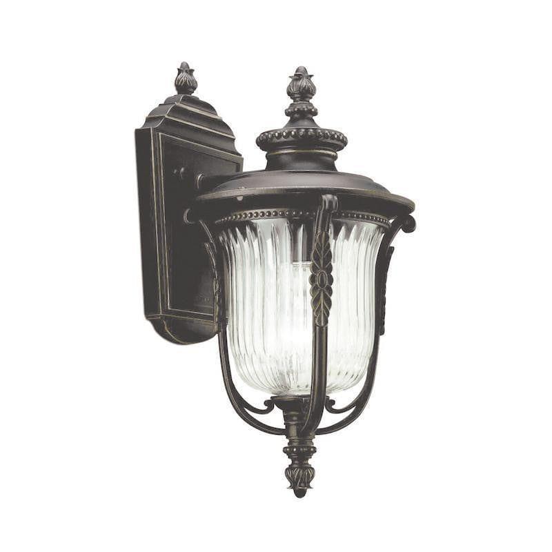 Kichler Luverne Rubbed Bronze Small Outdoor Wall Light-WAREHOUSE-40-210426