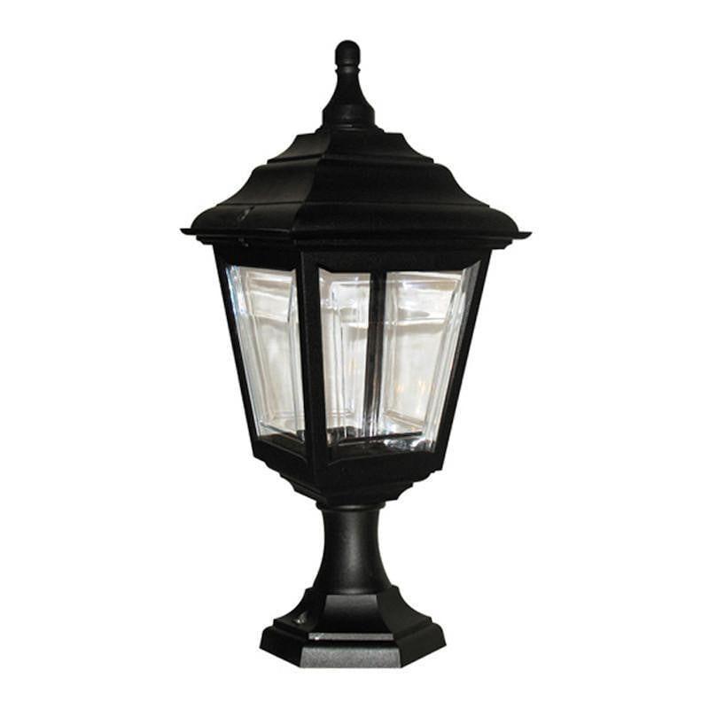 Elstead Kerry Black Outdoor Pedestal/Flush Lantern-clearance