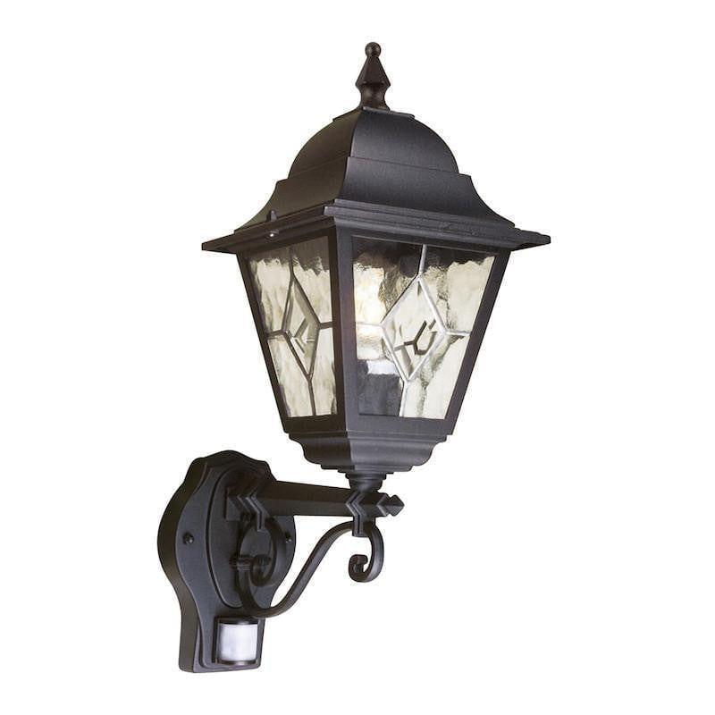 Elstead Norfolk Black Outdoor PIR Wall Light-clearance