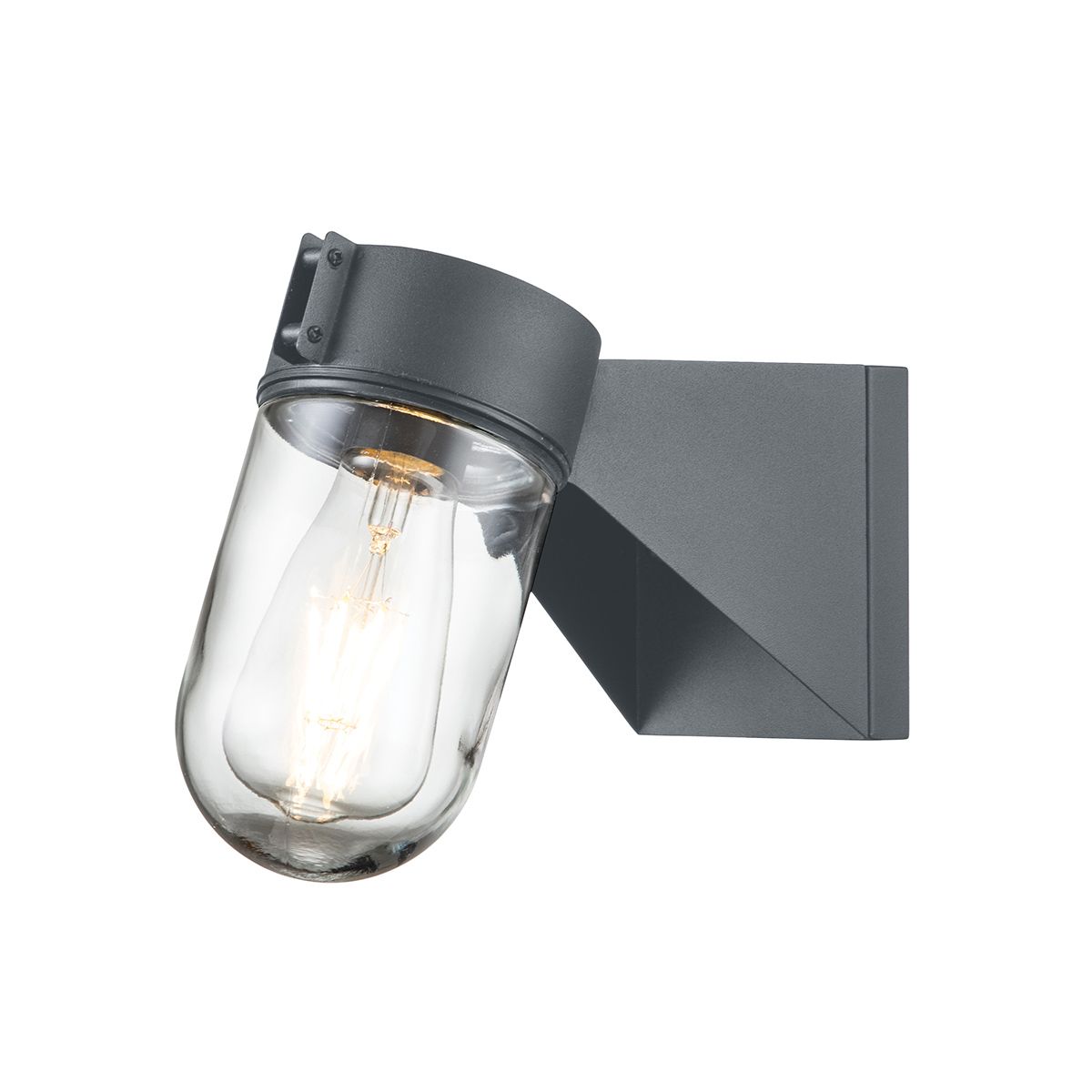 Portfino Grey Outdoor Wall Lantern PORTOFINO by Elstead Lighting