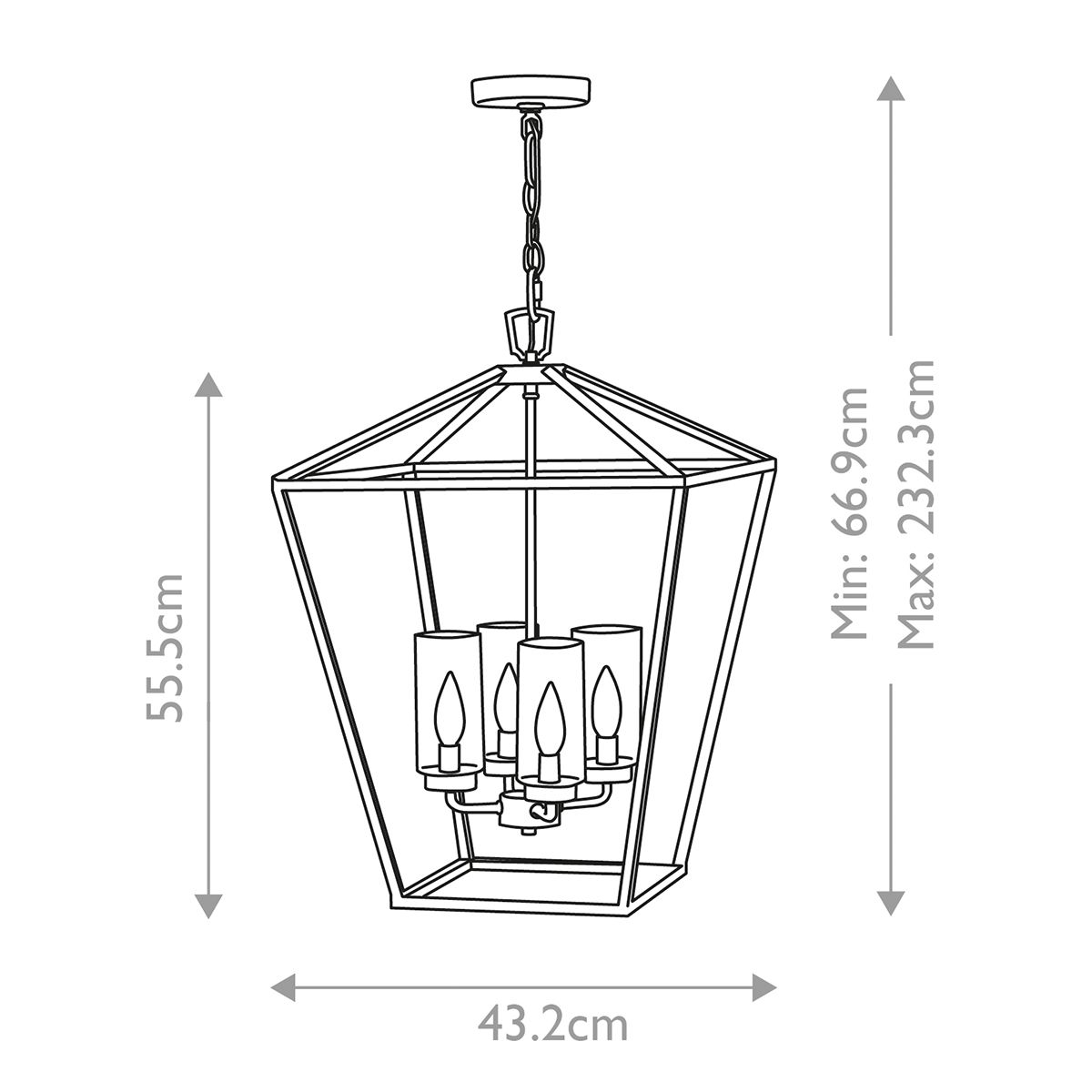 Alford Place 4 Light Outdoor Pendant