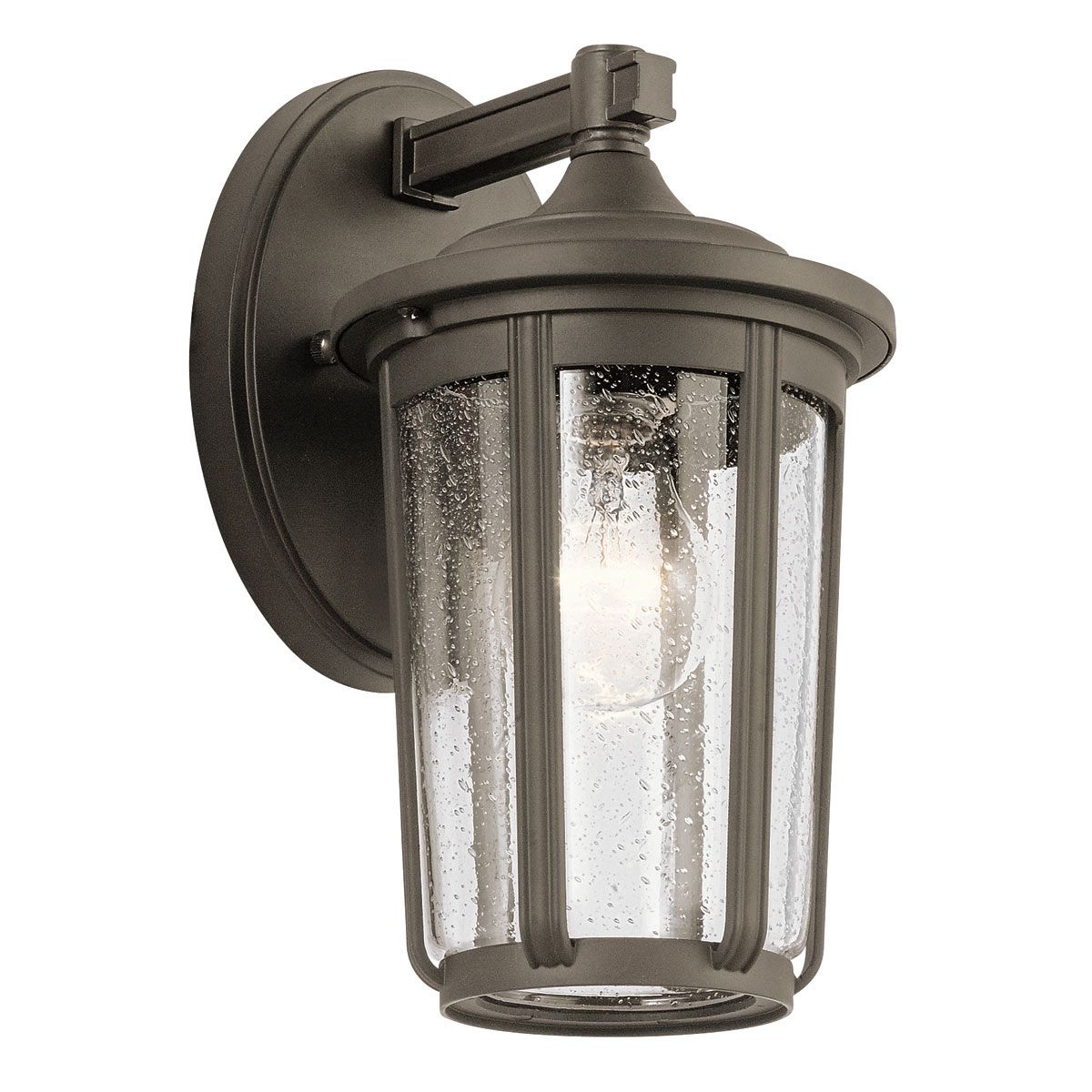 Fairfield 1 Light Medium Bronze Outdoor Wall Lantern QN-FAIRFIELD-M-OZ by Kichler